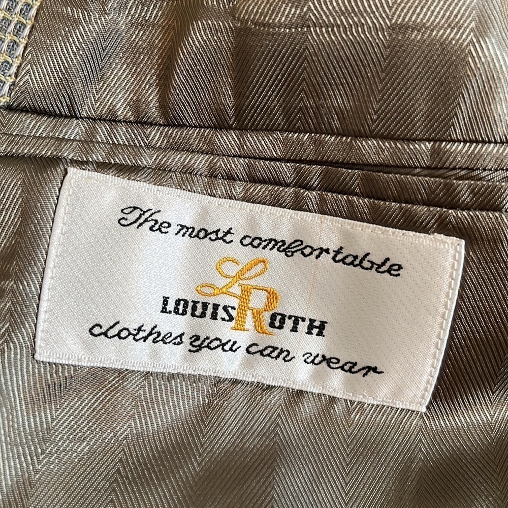 Louis Roth 100% Wool Sport Blazer Jacket - Picture 12 of 16